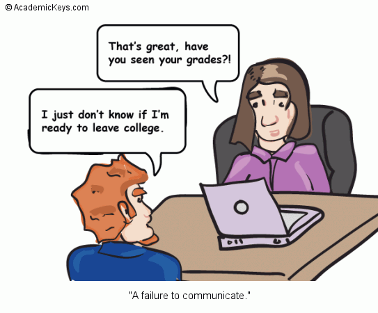 Cartoon #79, A failure to communicate.